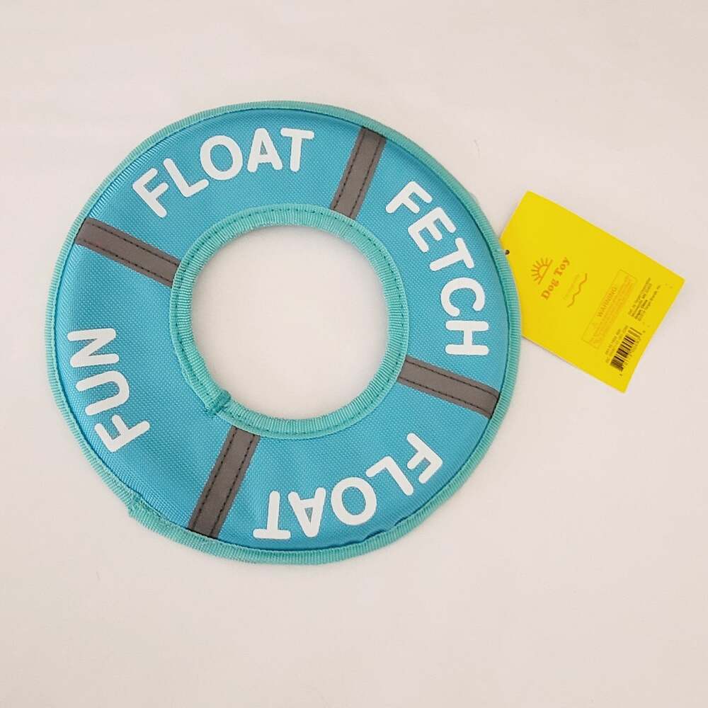 New floating dog toy